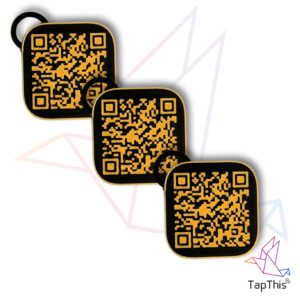 3d printed qr coded business card 3 pack